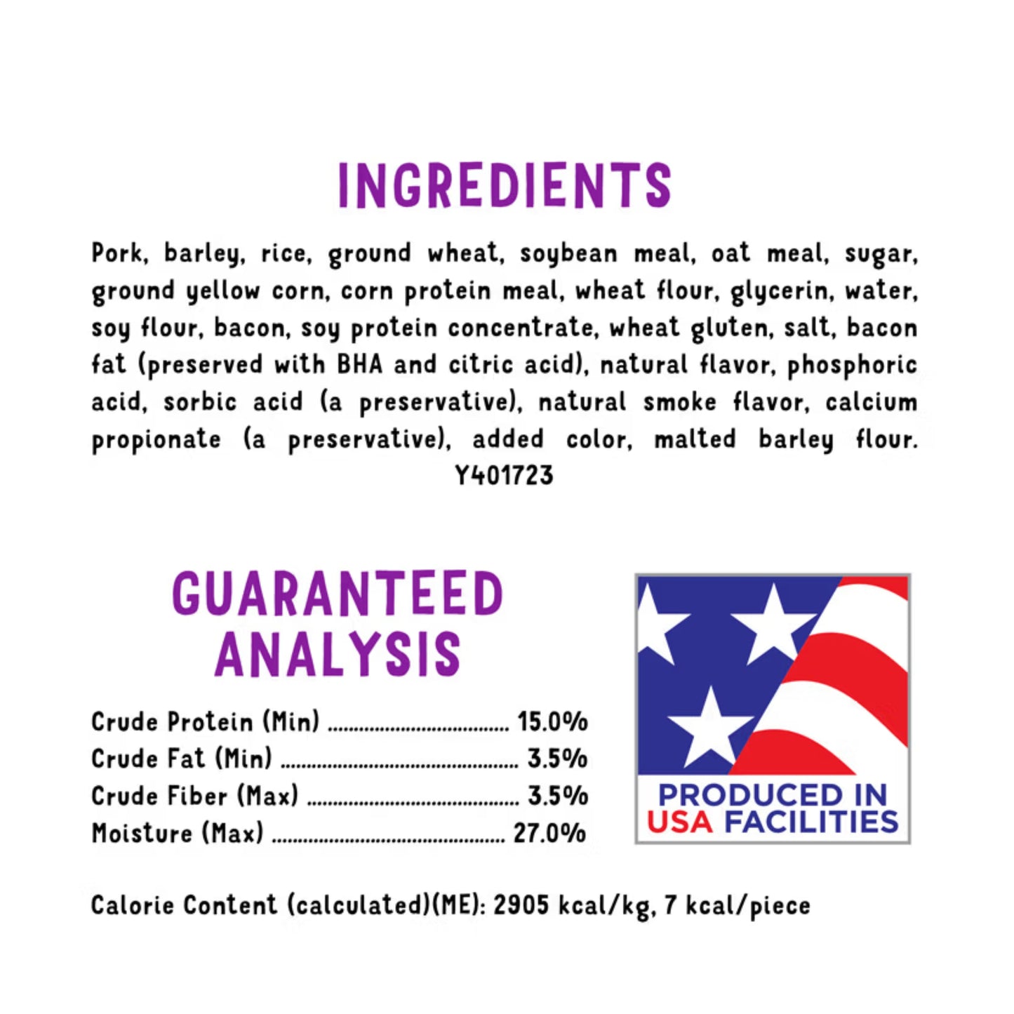 Beggin’ Fun Size Original Bacon Flavor Dog Treats