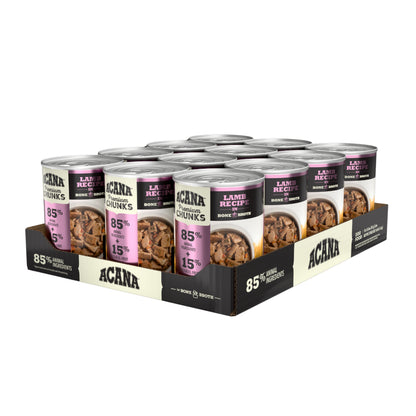 Acana Premium Chunks Wet Dog Food Lamb Recipe in Bone Broth
