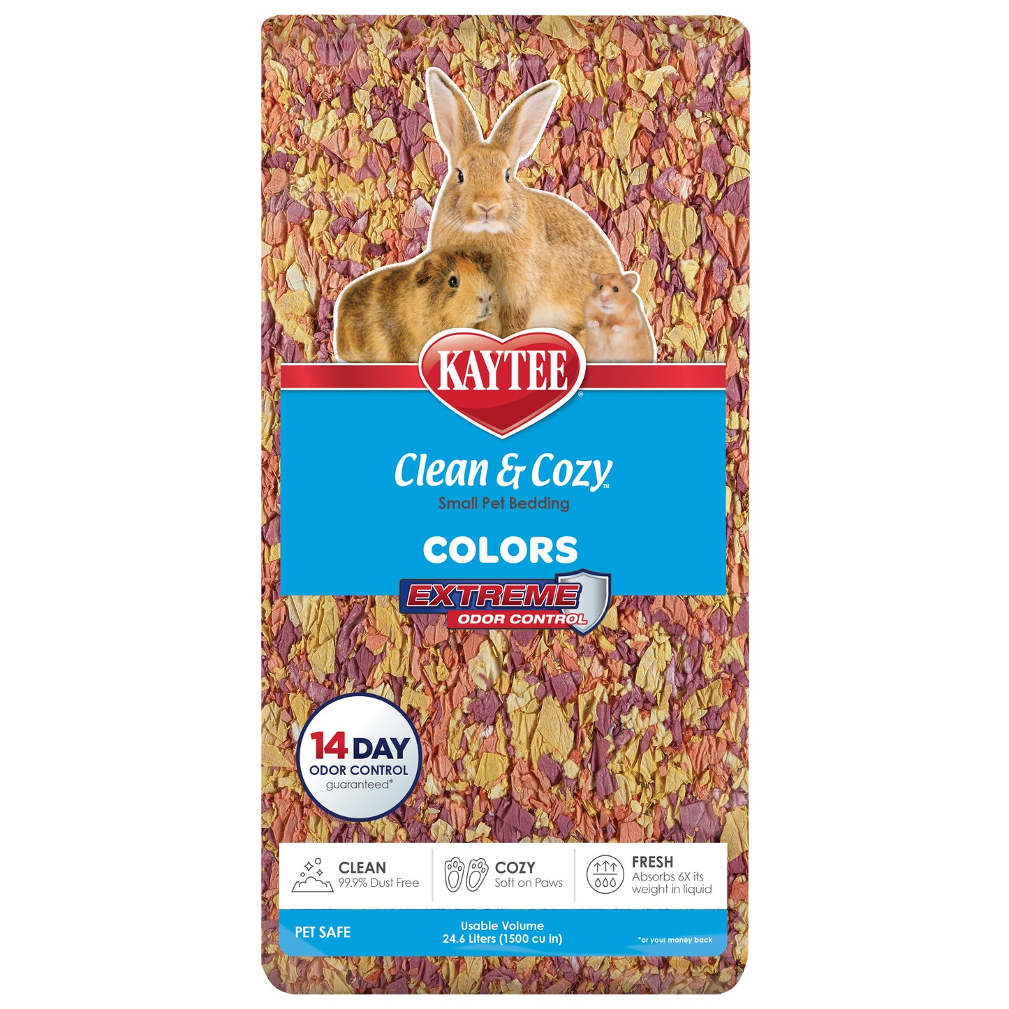 Kaytee Clean & Cozy Colors Sunset Bedding