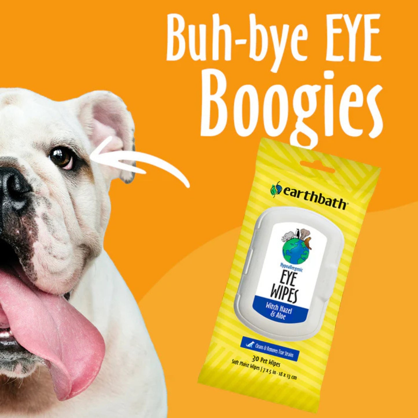 Earthbath Hypoallergenic Eye Wipes