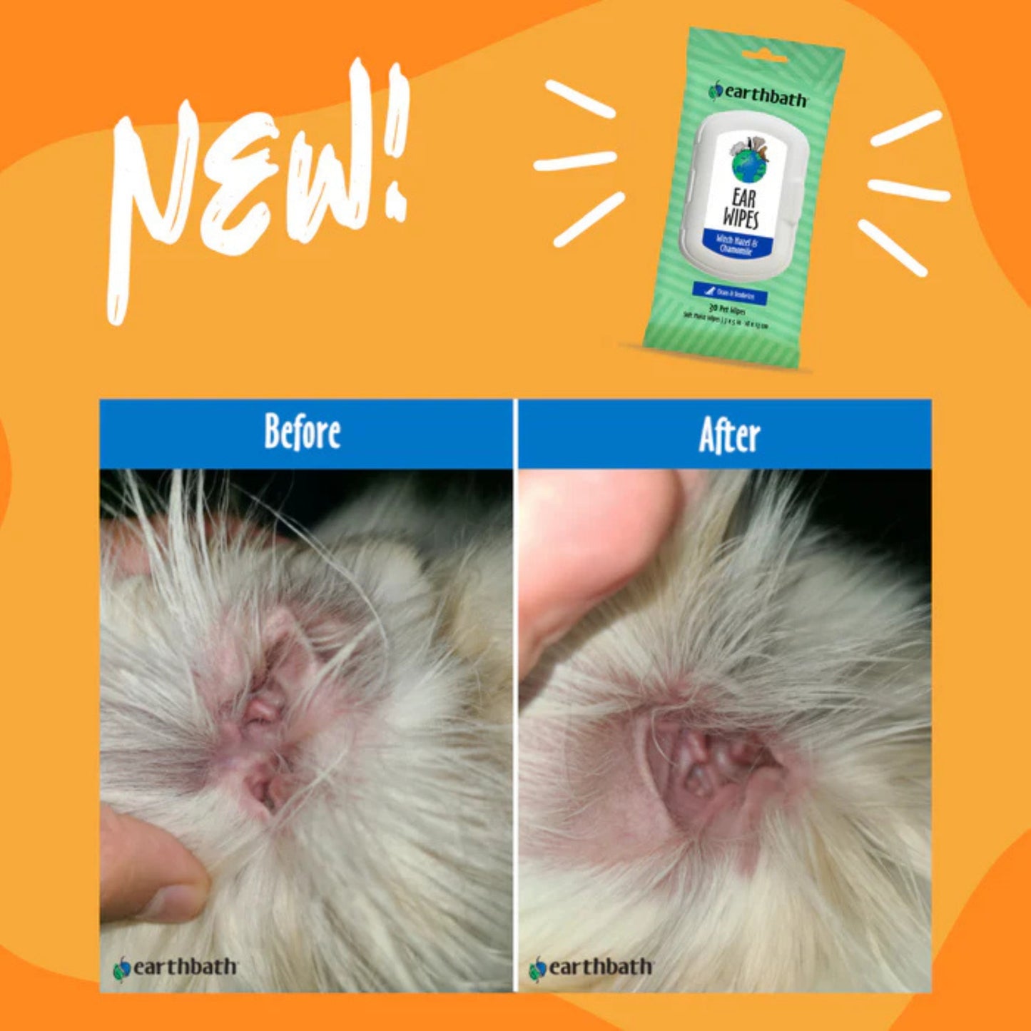 Earthbath Ear Wipes