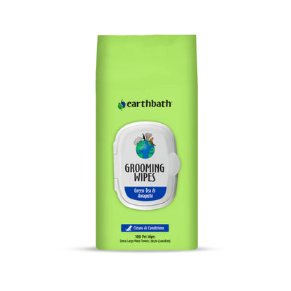 Earthbath Grooming Wipes - Green Tea & Awapuhi