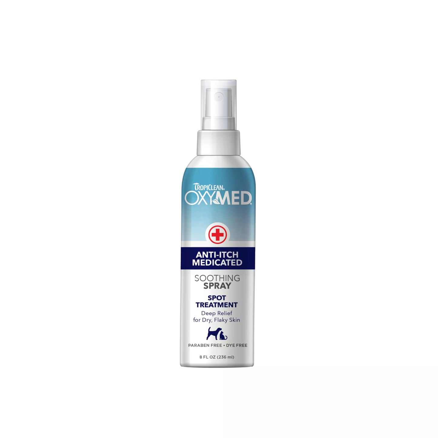 Tropiclean Oxymed Anti-Itch Medicated Soothing Spray for Pets