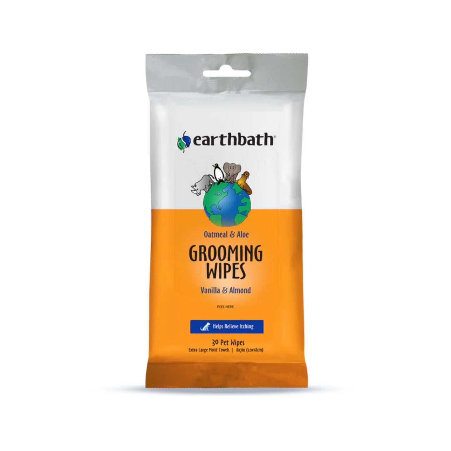 Earthbath Grooming Wipes - Oatmeal & Aloe