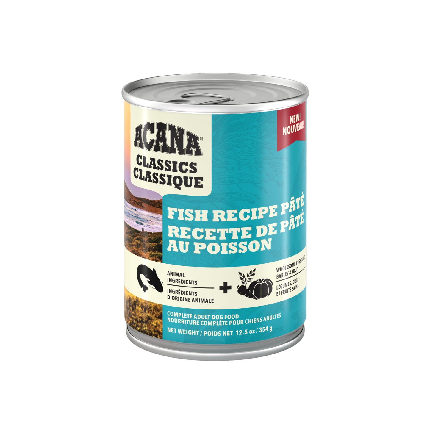 Acana Classics Pate Wet Dog Food Fish Recipe Pate.