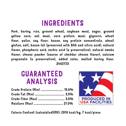 Beggin’ Fun Size Dog Treats with Bacon & Cheese Flavor