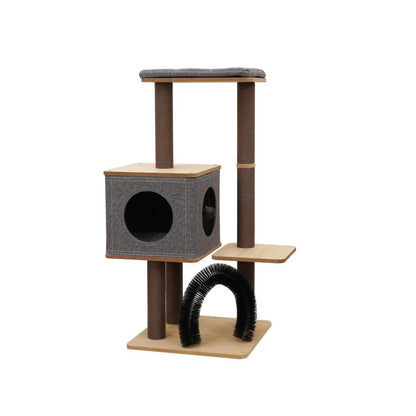 PetPals Elevate 3-Level Cat Tree Brown & Grey, 1ea/42 in