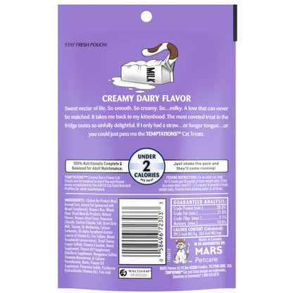 Temptations Classics Crunchy & Soft Adult Cat Treats Creamy Dairy, 1ea/3 oz