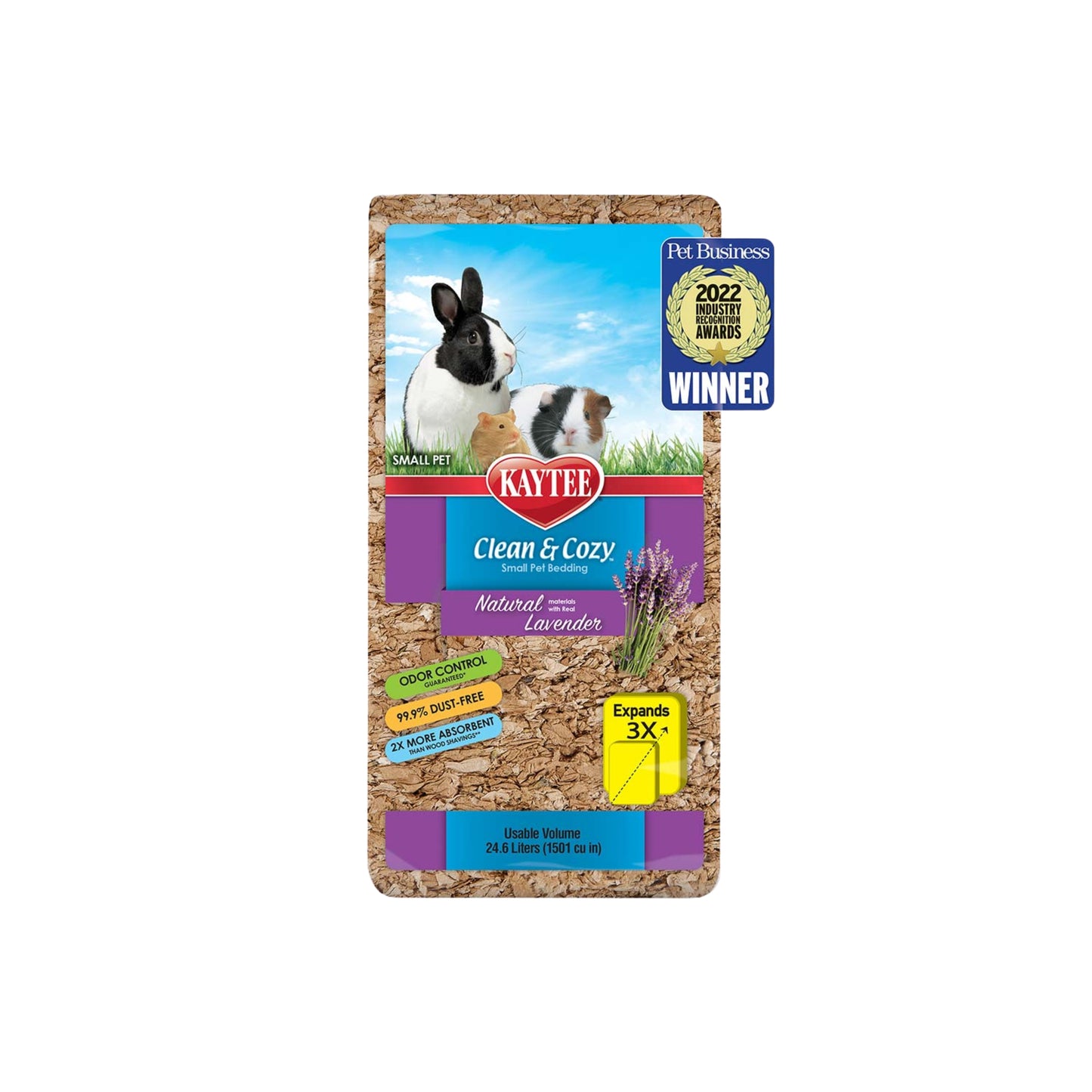 Kaytee Clean & Cozy Natural Lavender Bedding