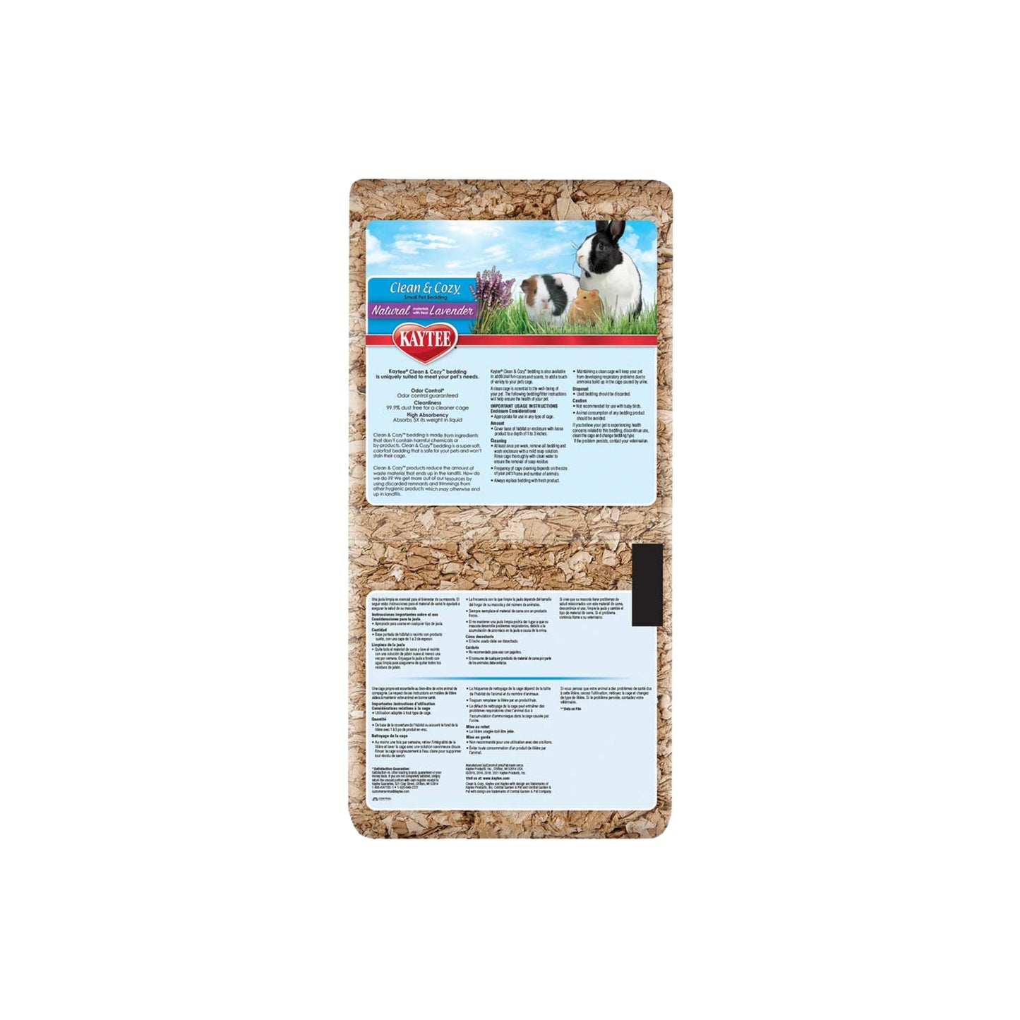 Kaytee Clean & Cozy Natural Lavender Bedding