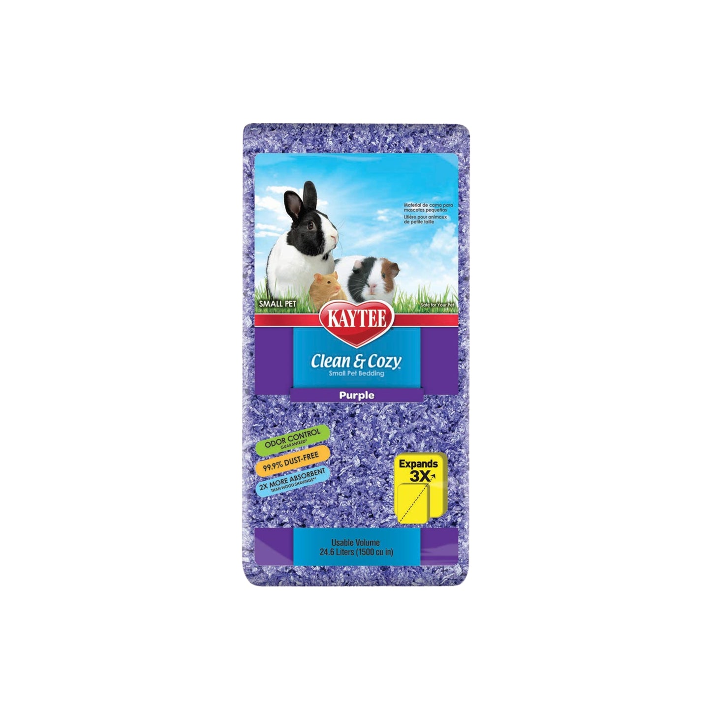 Kaytee Clean & Cozy Purple Bedding