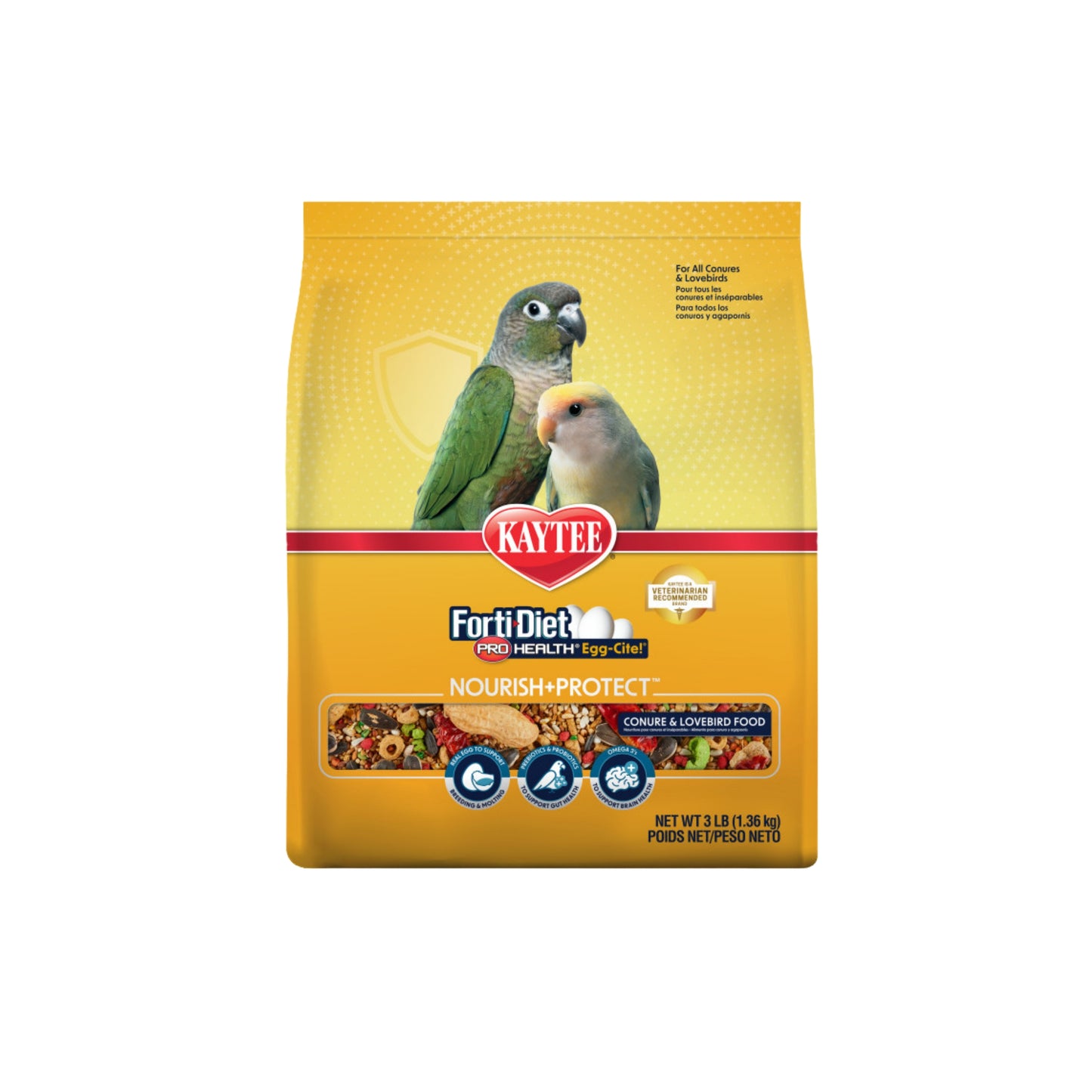Kaytee Forti-Diet Pro Health Egg-Cite Conure & Lovebird Food