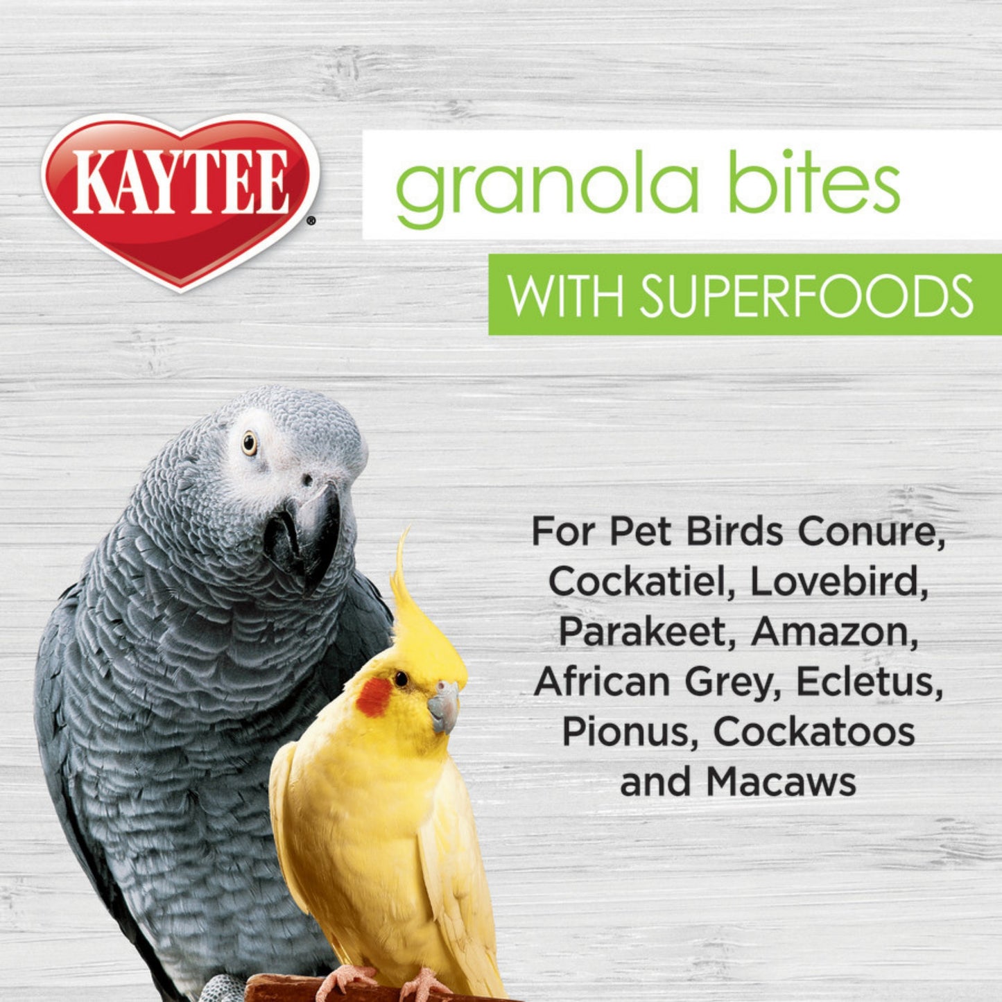 Kaytee Granola Bites with Superfoods Blueberry & Flax