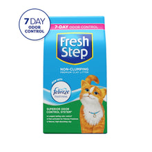 Fresh Step Non Clumping Clay Cat Litter, Febreze Scented