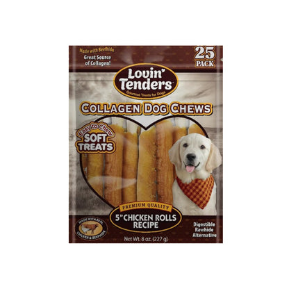 Lovin Tenders Collagen Dog Chews 25-Pack
