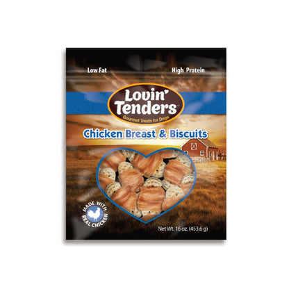 Lovin' Tenders Chicken Breast & Biscuits Recipe Dog Treats