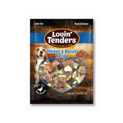 Lovin' Tenders Chicken & Biscuits Recipe Dog Treats