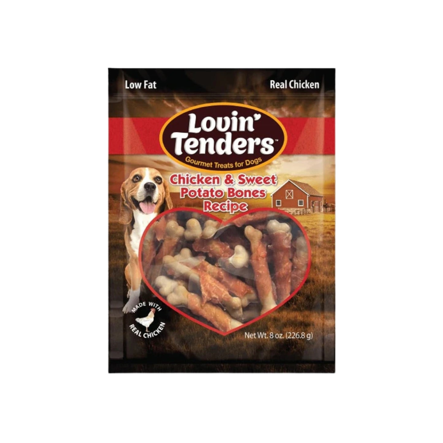 Lovin' Tenders Chicken & Sweet Potato Bones Recipe Dog Treats