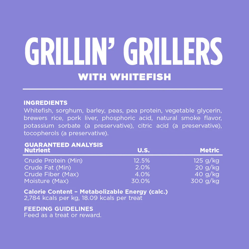 NutriSource Choice Grillin' Grillers with Whitefish