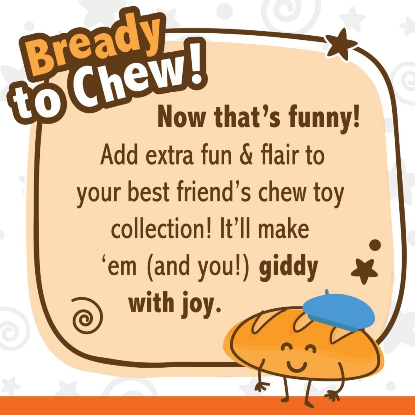 Nylabone Power Chew Baguette Dog Toy