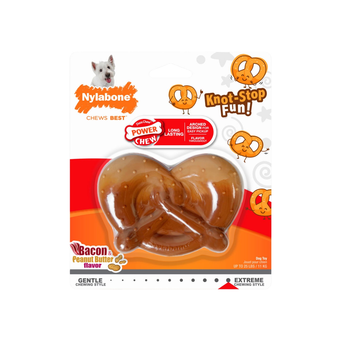 Nylabone Power Chew Pretzel Dog Toy