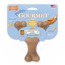 Nylabone Gourmet Style Strong Wishbone Puppy Chew Toy Peanut Butter, 1ea/SMall/Regular - Up To 25 Ibs. (1 ct)