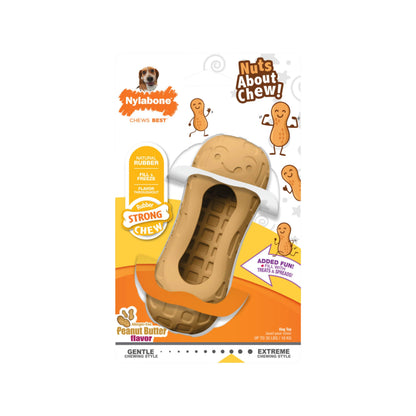 Nylabone Strong Chew Fillable Peanut Dog Toy
