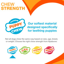 Nylabone Puppy Ring Bone Teething Toy for Puppies Chicken, 1ea/Medium/Wolf - Up To 35 Lbs. (1 ct)