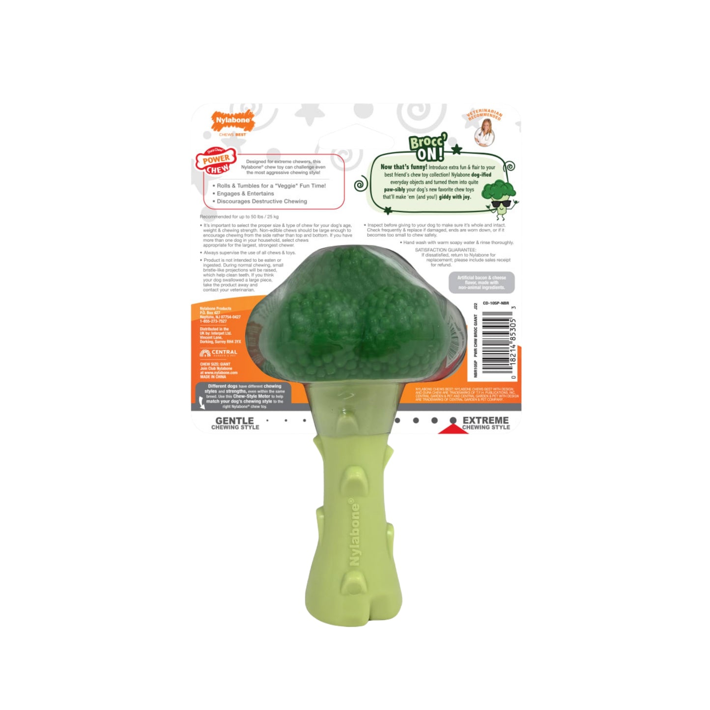 Nylabone Power Chew Broccoli Dog Toy