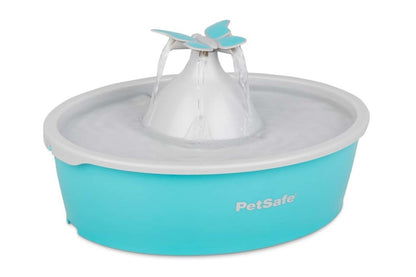 Drinkwell Butterfly Pet Fountain Blue, 1ea