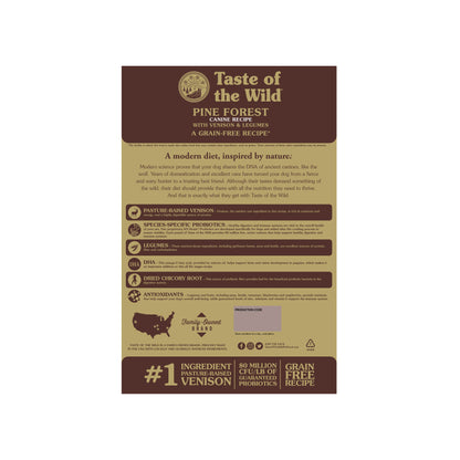 Pine Forest Canine Recipe with Venison & Legumes