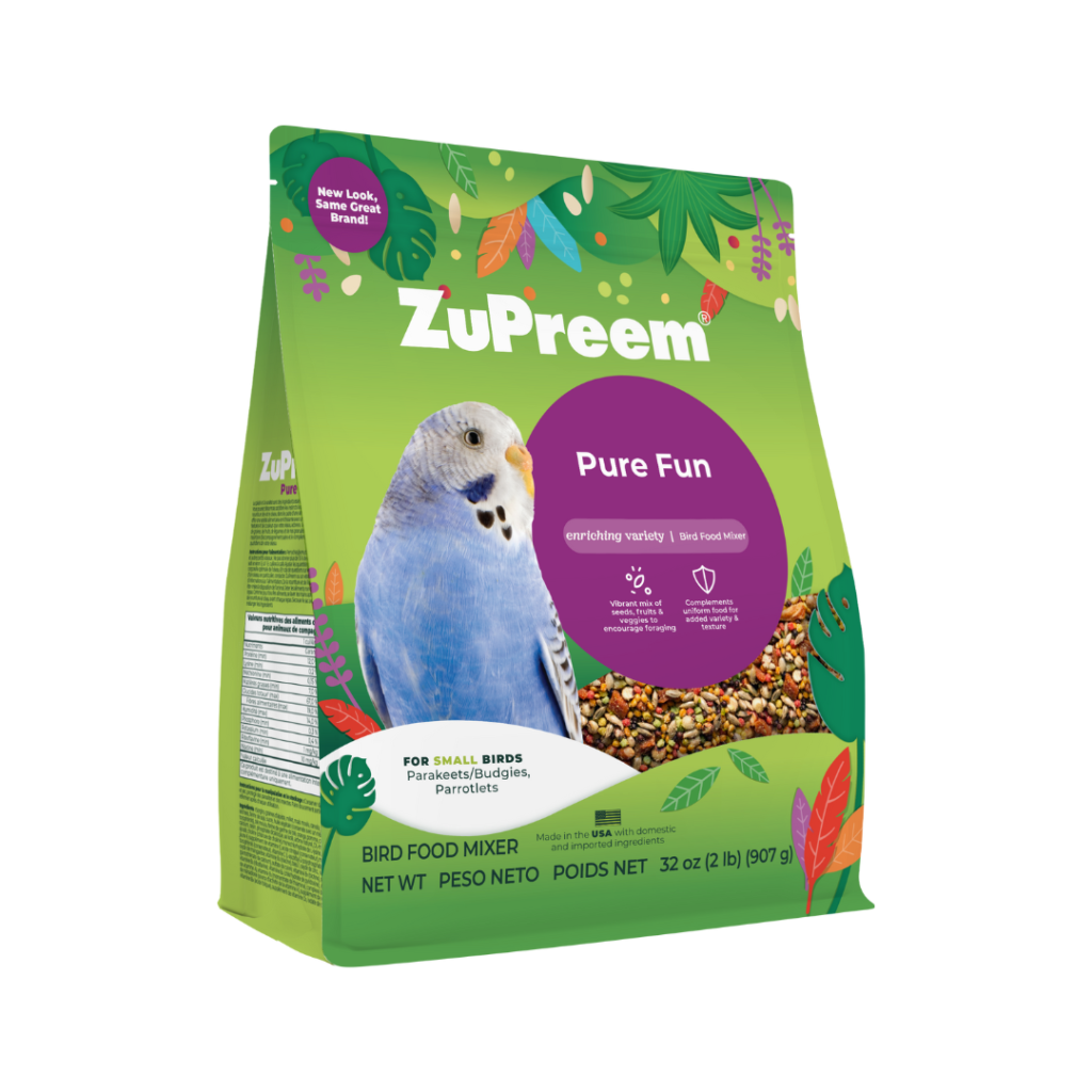 ZuPreem Pure Fun Blend Bird Food for Medium Birds 2lbs