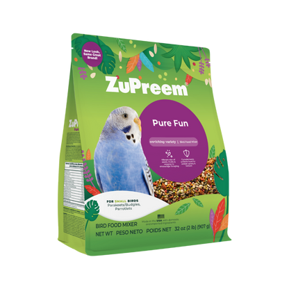 ZuPreem Pure Fun Blend Bird Food for Medium Birds 2lbs