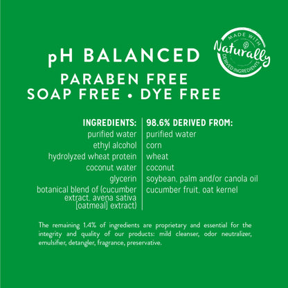 Tropiclean Aqua de Coco Dander Reducing Waterless Shampoo for Cats