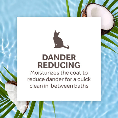 Tropiclean Aqua de Coco Dander Reducing Waterless Shampoo for Cats