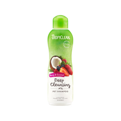 Tropiclean Berry & Coconut Deep Cleansing Shampoo for Pets
