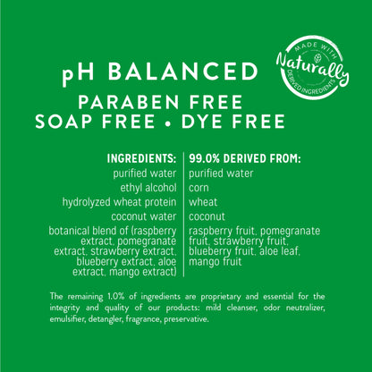 Tropiclean Berry & Coconut Deep Cleansing Waterless Shampoo for Dogs