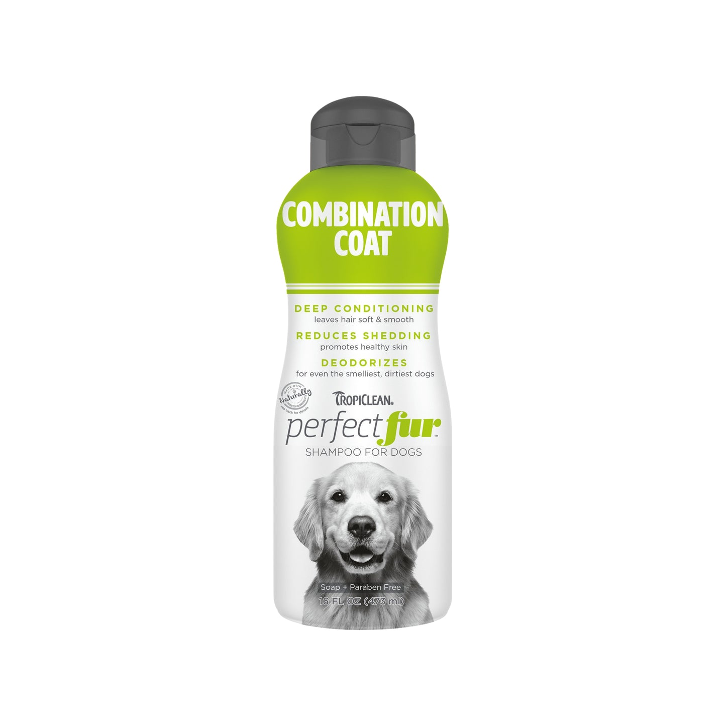 Tropiclean PerfectFur Combination Coat Shampoo for Dogs