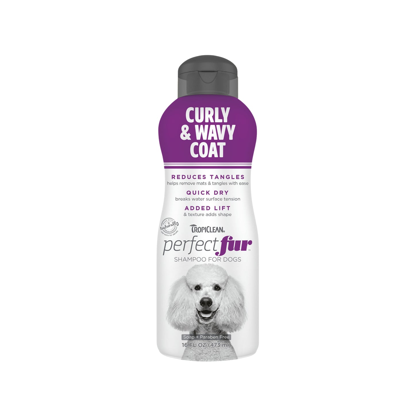 Tropiclean PerfectFur Curly & Wavy Coat Shampoo for Dogs