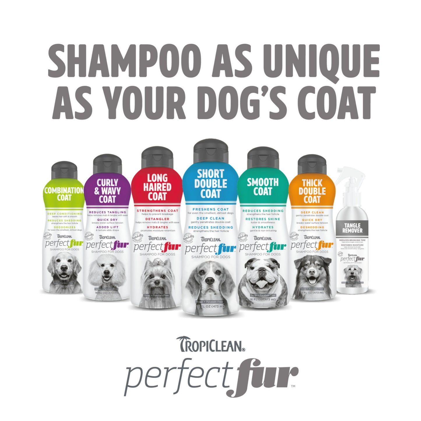 Tropiclean PerfectFur Tangle Remover Spray for Dogs
