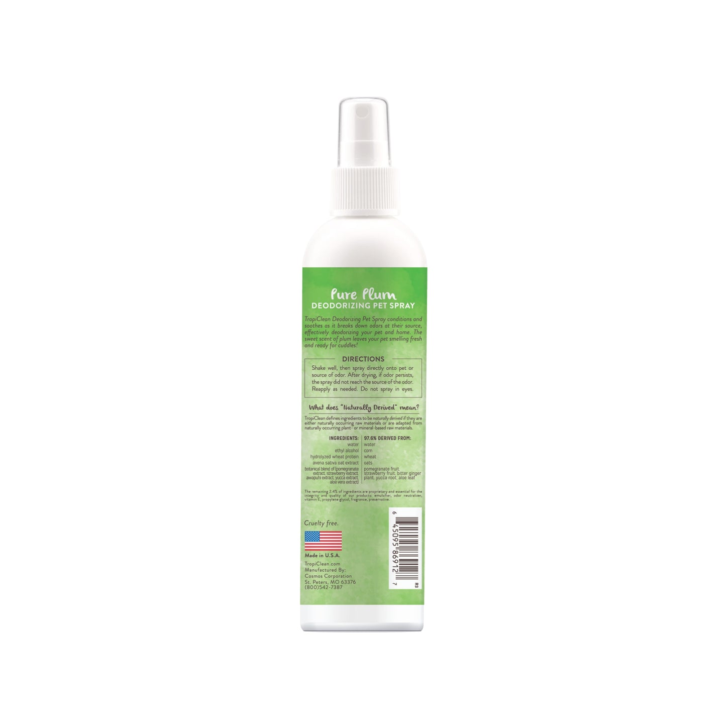 Tropiclean Pure Plum Deodorizing Pet Spray
