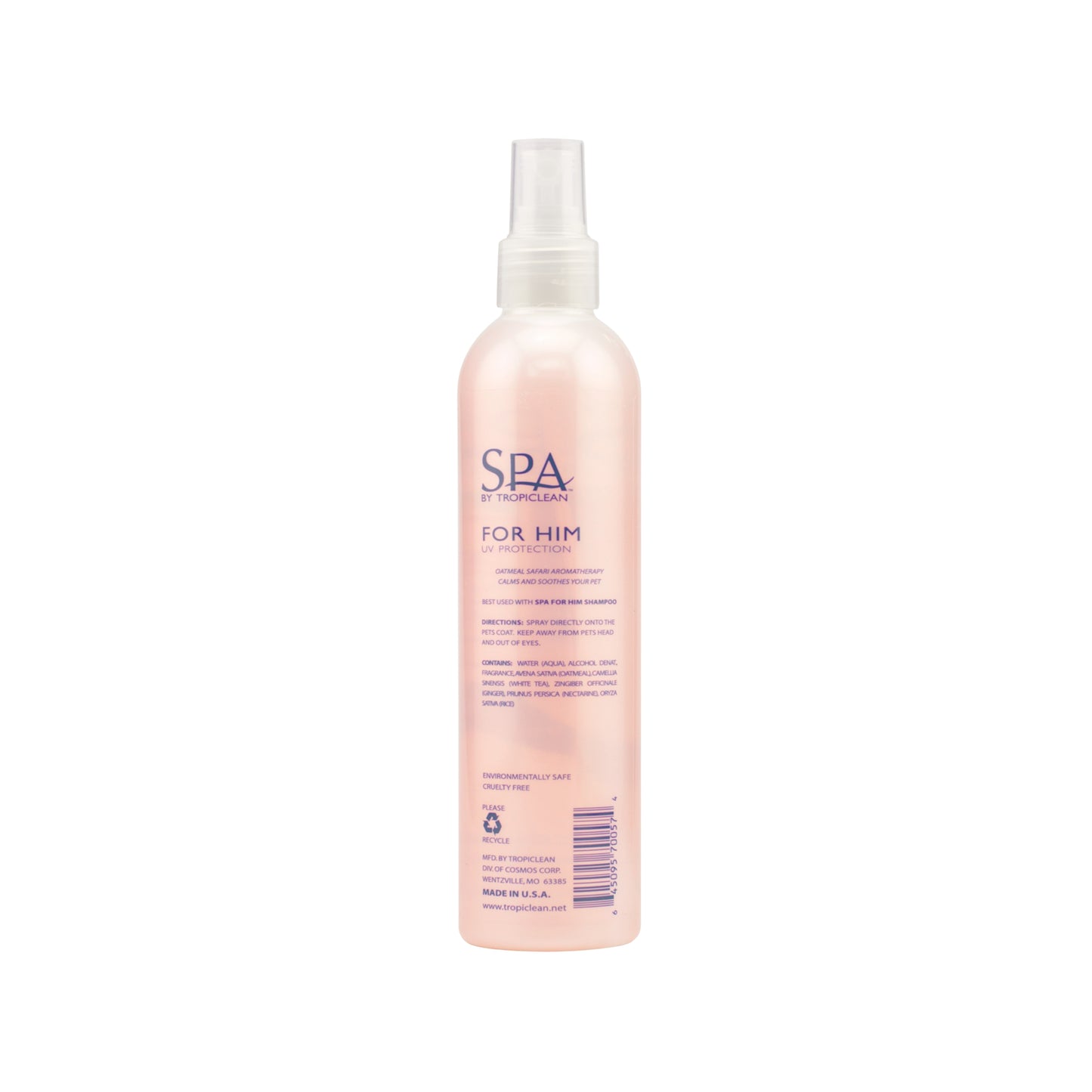 Tropiclean Spa For Him Cologne Spray for Pets