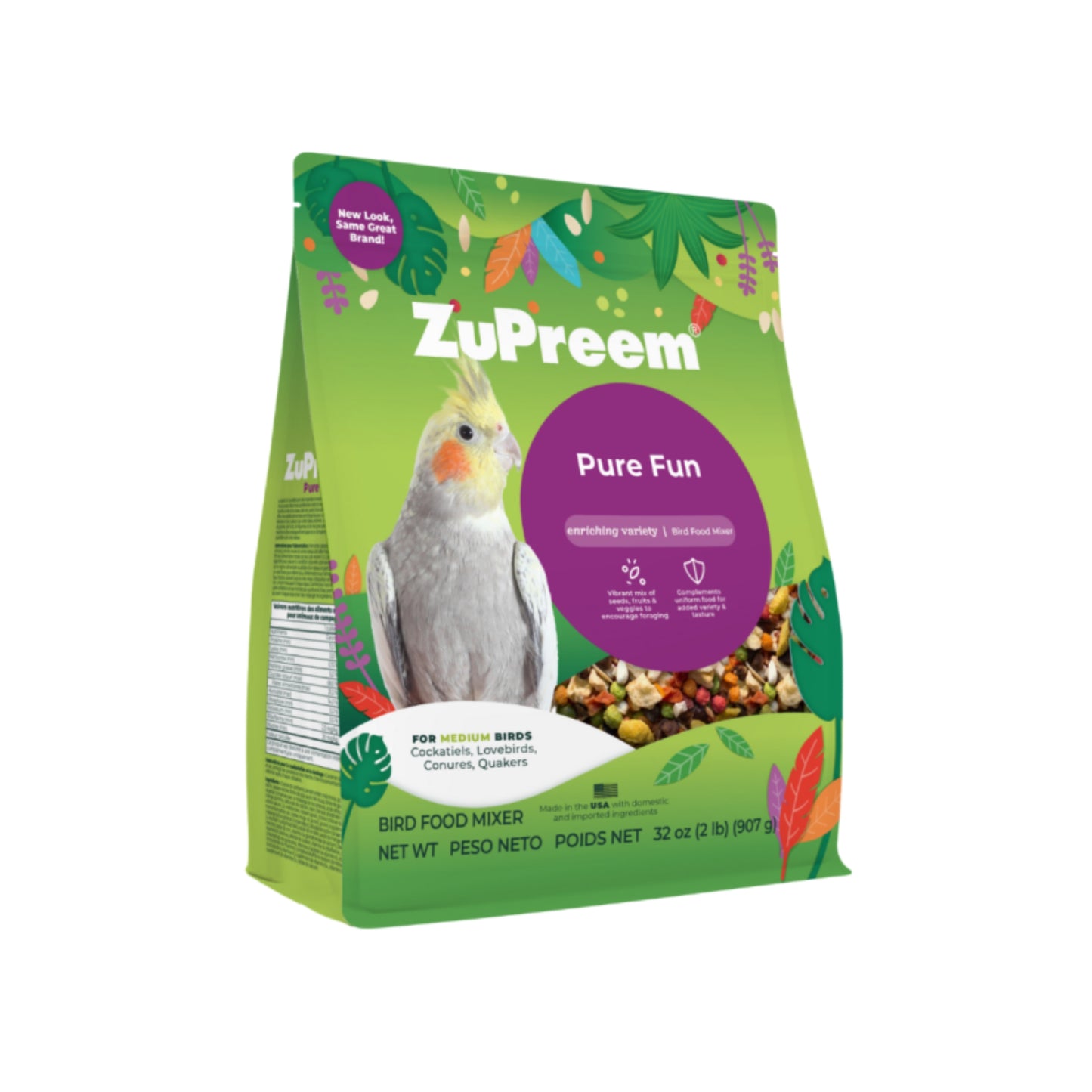 Zupreem Pure Fun Medium Birds