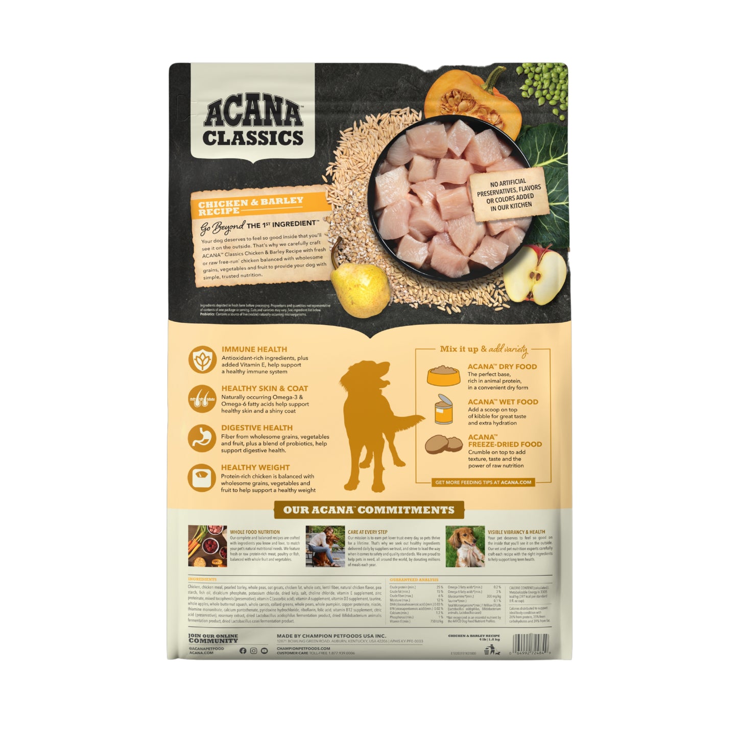 Acana Classics Chicken & Barley Recipe