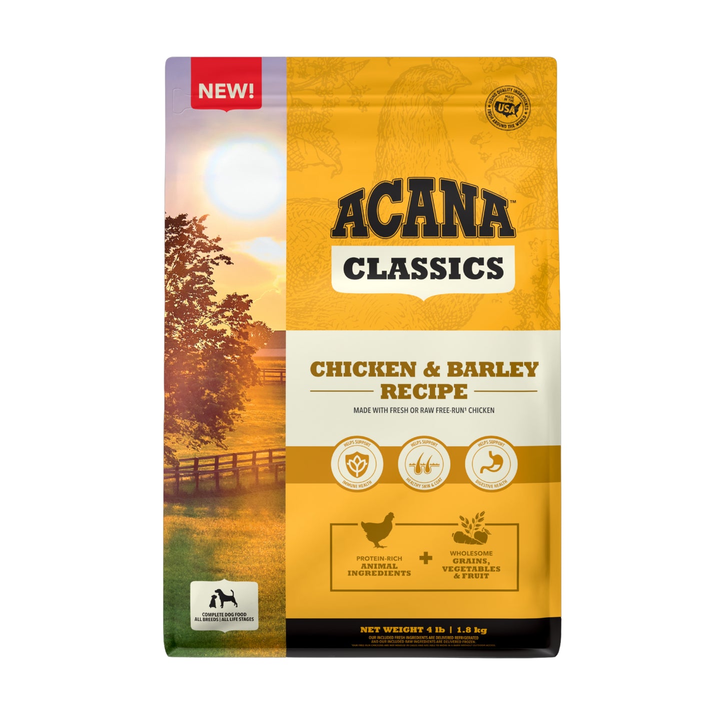 Acana Classics Chicken & Barley Recipe